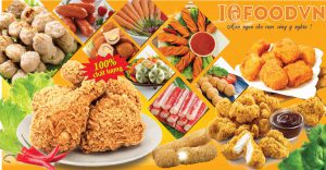 iqfoods xưởng cá viên chiên, gà rán, xiên que